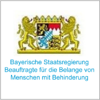 Logo von der Bayerischen Staatsregierung | Behinderten-Beauftragte