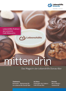 Lebenshilfe Donau-Iller | Magazin 'mittendrin', Ausgabe 05 - April 2015 [PDF]
