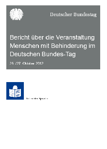 Deutscher Bundestag | Bericht über 'Menschen mit Behinderung im Deutschen Bundestag' in leichter Sprache