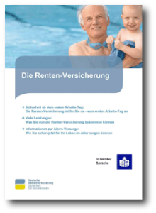 Deutsche Rentenversicherung | Info-Broschüre in leichter Sprache