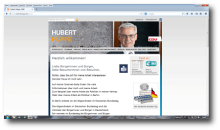 Internet-Seite www.huberthueppe.de in leichter Sprache